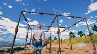 Survisland | How to Build a Leaf Hut | This Old Hut Ep 1 screenshot 3