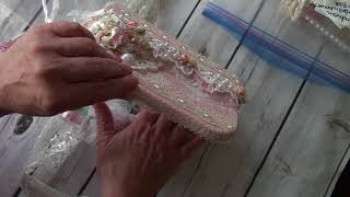 Shabby Chic Embellishment Box Swap at MAS