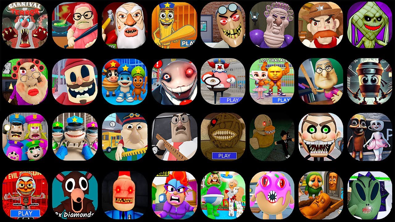 ROBLOX: ESCAPE THE CARNIVAL OF TERROR OBBY!,BARRA'S GRANNY HOUSE (SCARY OBBY),TUNG TUNG....