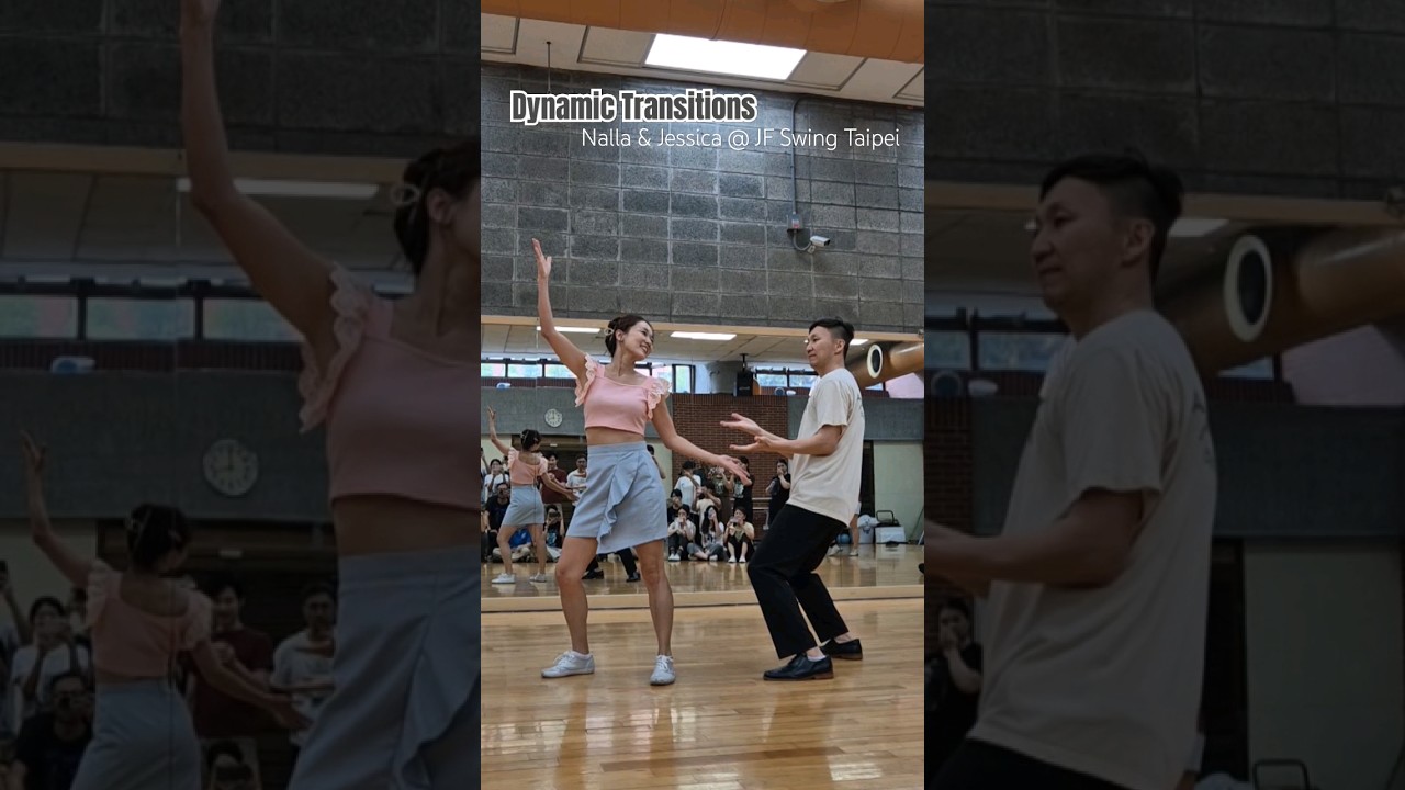 Dynamic Transitions - Nalla & Jessica @ JF Swing Taipei #lindyhop  #charleston #Swingdance