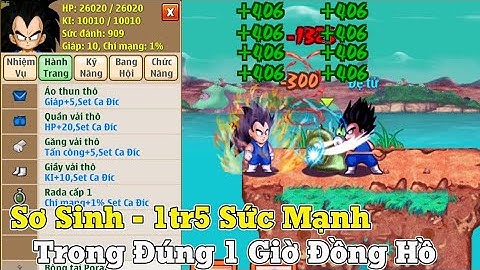 Ngọc rồng online - Hướng dẫn úp đệ tử ss từ 2k lên 1tr5 nhanh nhất cả 10sever