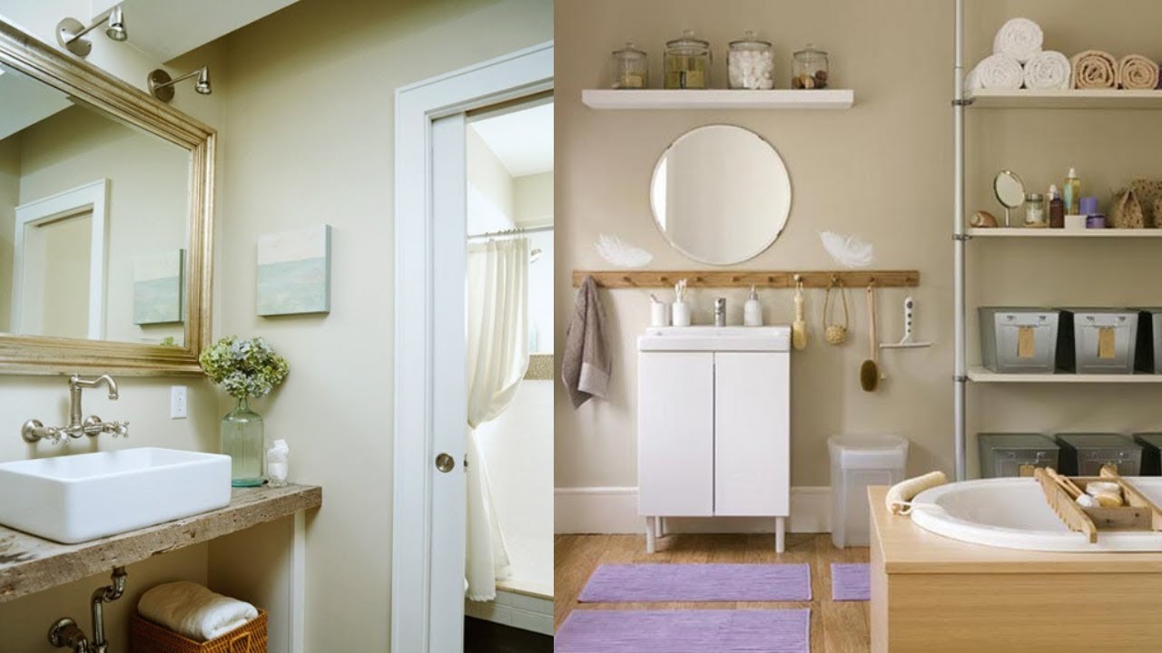 🏠 60+ Relaxing Beige and White Bathroom Decorating Ideas 2021