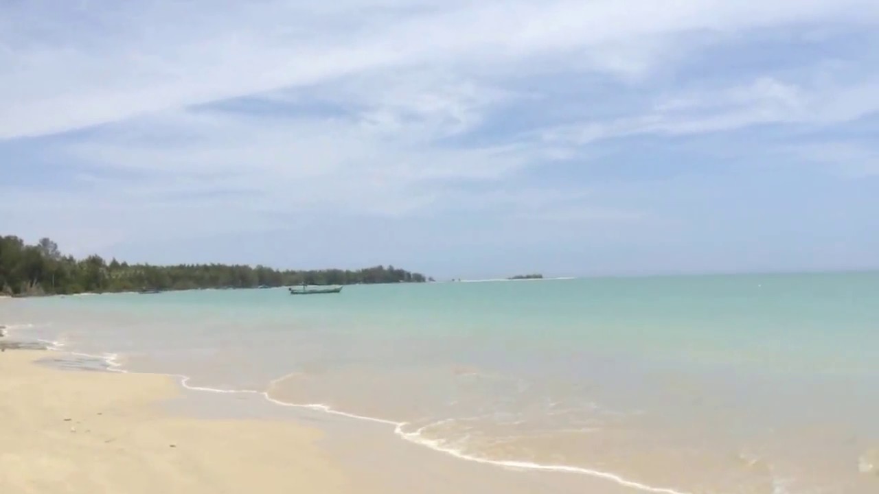Khao Lak white sand beach 2015 YouTube