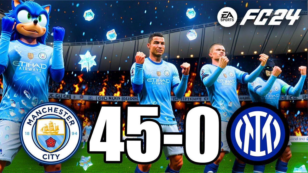 FIFA 24 | РОНАЛДУ, СОНИК, МЕССИ, БЭТМЕН ВСЕ ЗВЕЗДЫ | МАНЧЕСТЕР СИТИ ПРОТИВ ИНТЕРА