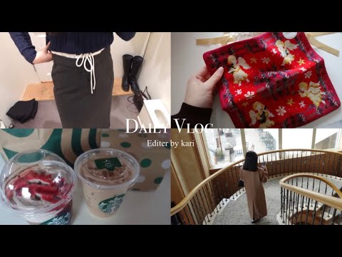 vlog)日常ブイログ🎥初詣,初売り,FEILER.Fred perry購入品,美容室,アフヌン🫖