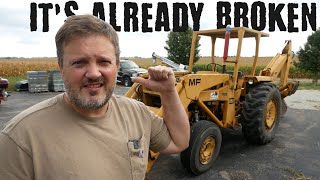 Massey Backhoe Injection Pump Leaks - "Finishing" the Perpetual Content Machine