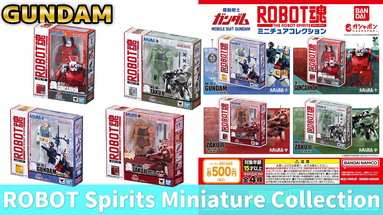 I played the Gundam ROBOT Spirits miniature collection until I completed it.