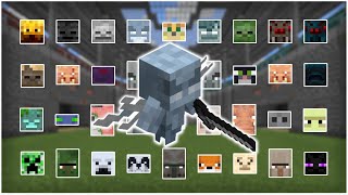 Minecraft Bedrock - 30 Vexs VS 30 of Every Mobs (Minecraft Mob Battle)