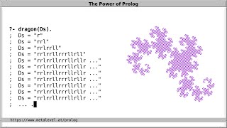 Describing a Dragon Curve with Prolog