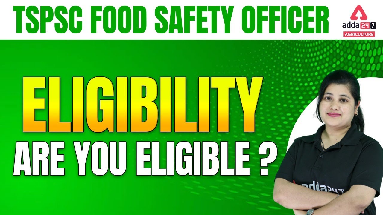 TSPSC Food Safety Officer Eligibility Are you Eligible? YouTube