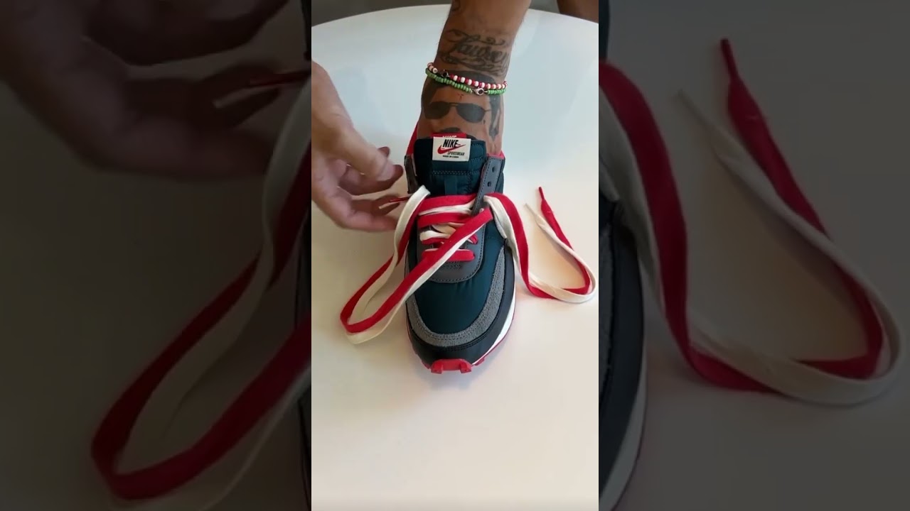 Nike “Sacai X Undercover X Waffle” Lacing Tutorial 🙅🏻‍♂️👟