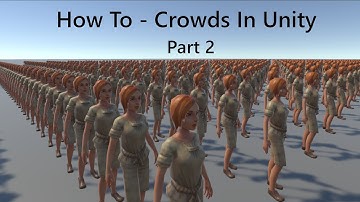 How To Make Crowds In Unity Part 2 - Animating Mesh Renderers - GameDev
