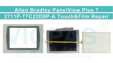 How to Repair 2711P-T7C22D9P-A Panelview Plus 7 Protective film Touchscreen Panel LCD Display?