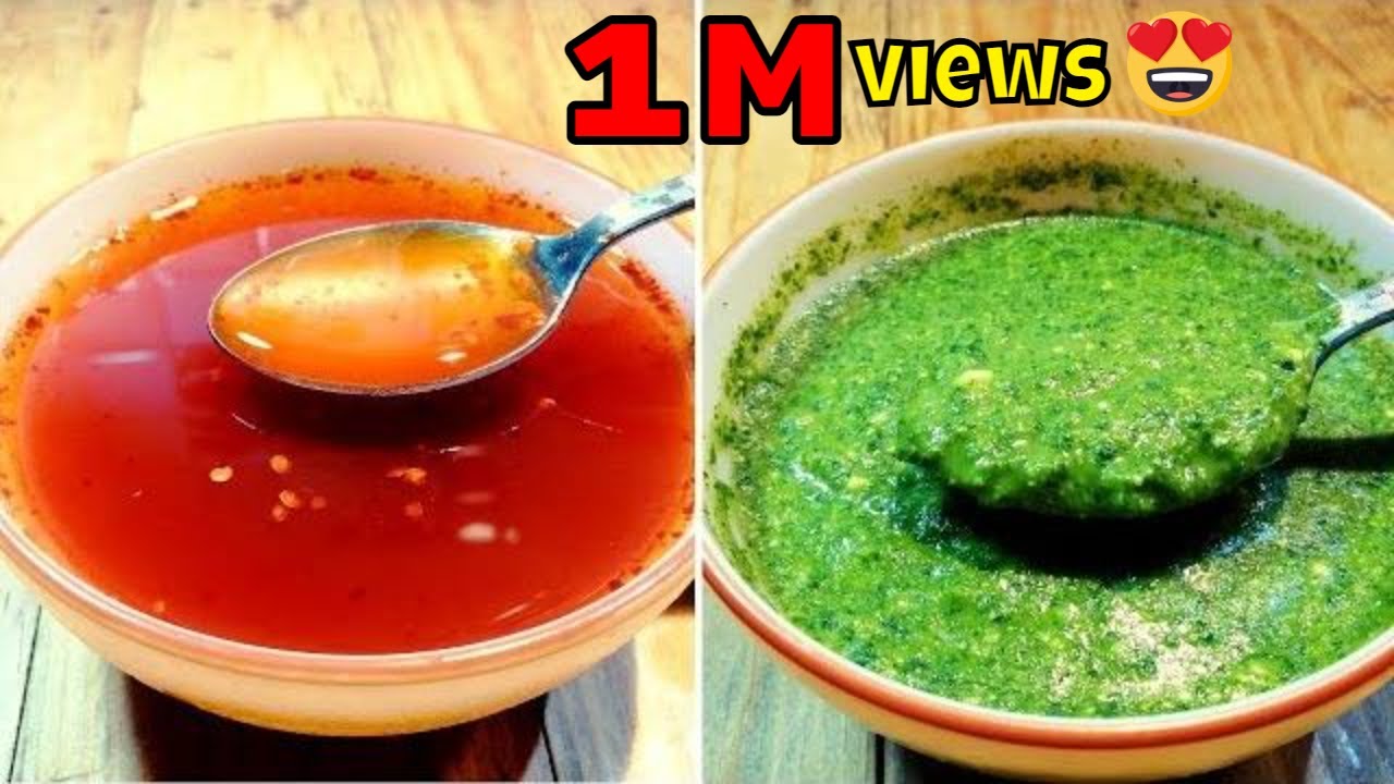 Kachori with green chutney