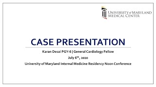 Cardiology Core Curriculum Lecture 1: Acute Decompensated Heart Failure
