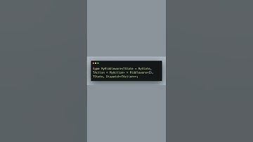 Build Redux Middleware in TypeScript #coding