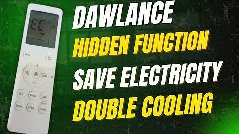 Dawlance Inverter AC Remote Full Guide 2025 | All Button Functions & Hidden Features (Urdu/Hindi)