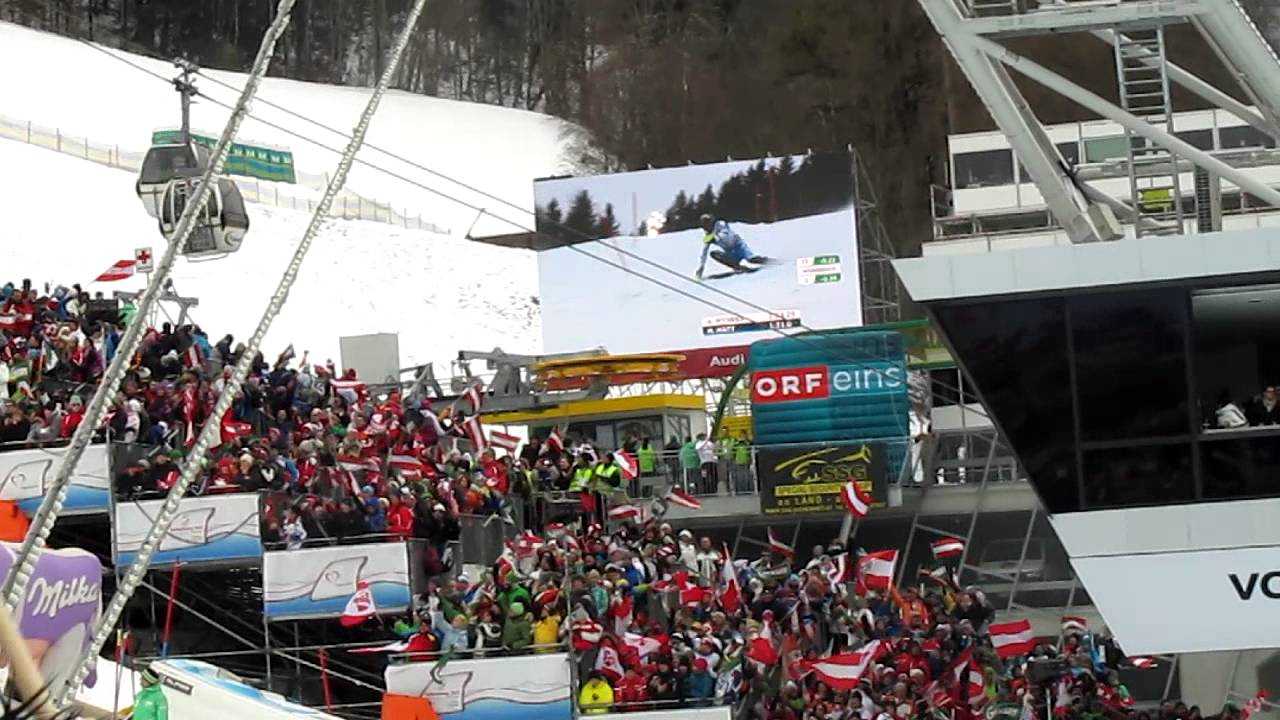 Mario Matt Schladming WM 2013 Slalom final run
