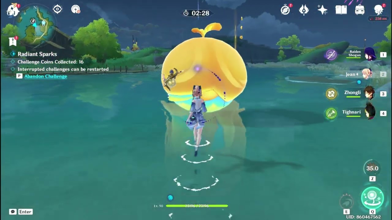 Cloudless Sky Radiant Sparks The Exquisite Night Chimes {Genshin Impact}✅