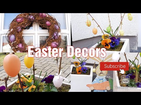 Easter Decorations How to make - YouTube