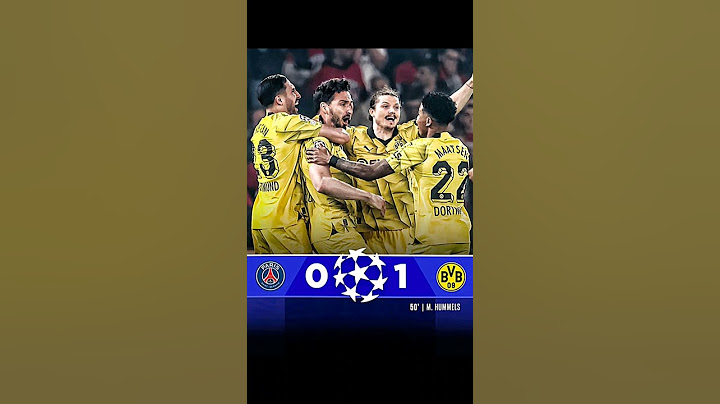 PSG 1-0 Dortmund #ucl