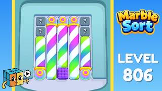 Marble Sort Level 806 Walkthrough Solution