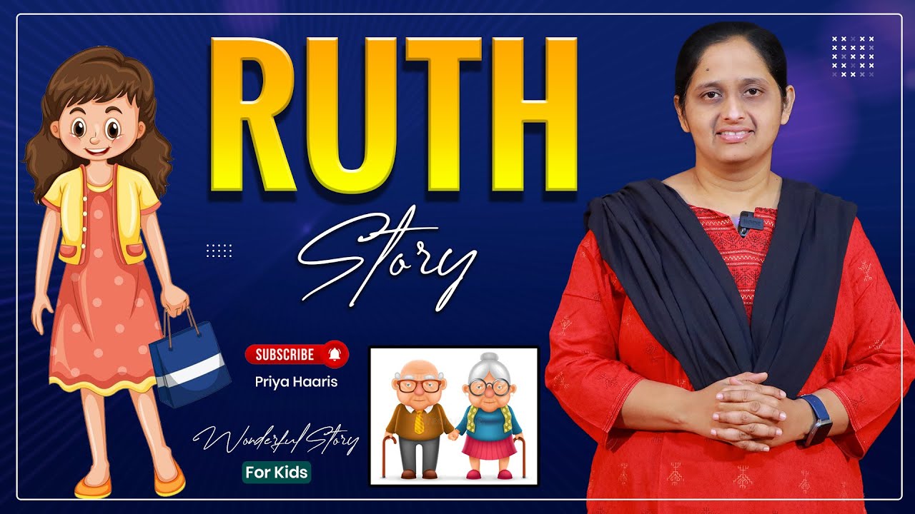 Kids story time - Ruth Story l sunday school stories in telugu l story by Priya Haaris |