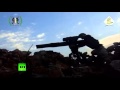 Tow missile v t 90 direct hit  probably first ever footage from syrian battleground