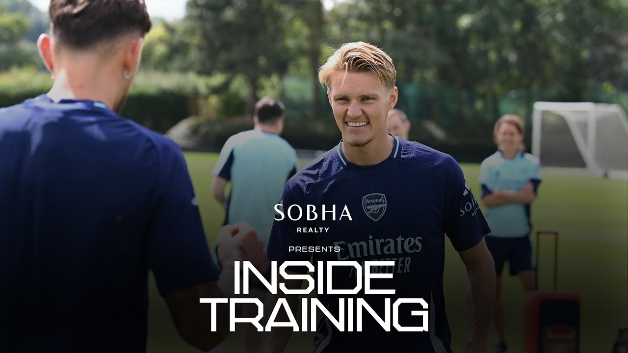 PRE-SEASON DAY TWO | INSIDE TRAINING | Odegaard, Timber, Partey and White step up their preparations
