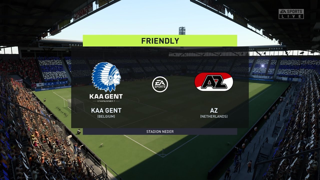 Fifa 22 Kaa Gent Vs Az Alkmaar Friendly Gameplay Prediction Youtube