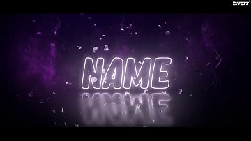 Create modern neon logo animation intro for you - Best Intros & Outros service