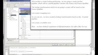 Informatica : Partitioning Lookup Transformation using Partial Pipeline