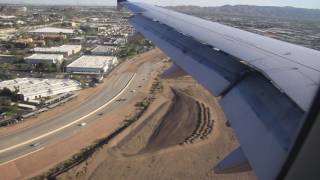 Arriving PHX from SFO UA #2403 A319-131 N837UA. 3 Apr 2017