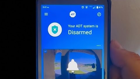Using the ADT Control App