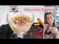 Keto chocolate eggnog  no added sugar  lowcarb  homemade