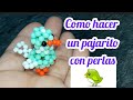 Como hacer un llavero de pajarito con perlas