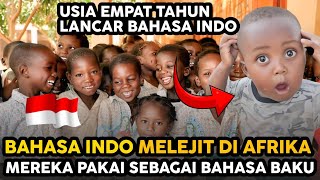TAK MASUK AKAL! BAHASA INDONESIA MELEJIT DI AFRIKA! Anak Afrika Bicara Bahasa Indonesia dengan Fasih