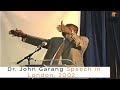 Dr John Garang's Historic Speech on What Could Maintain Unity of Sudan or Disintegrates as It Is Now