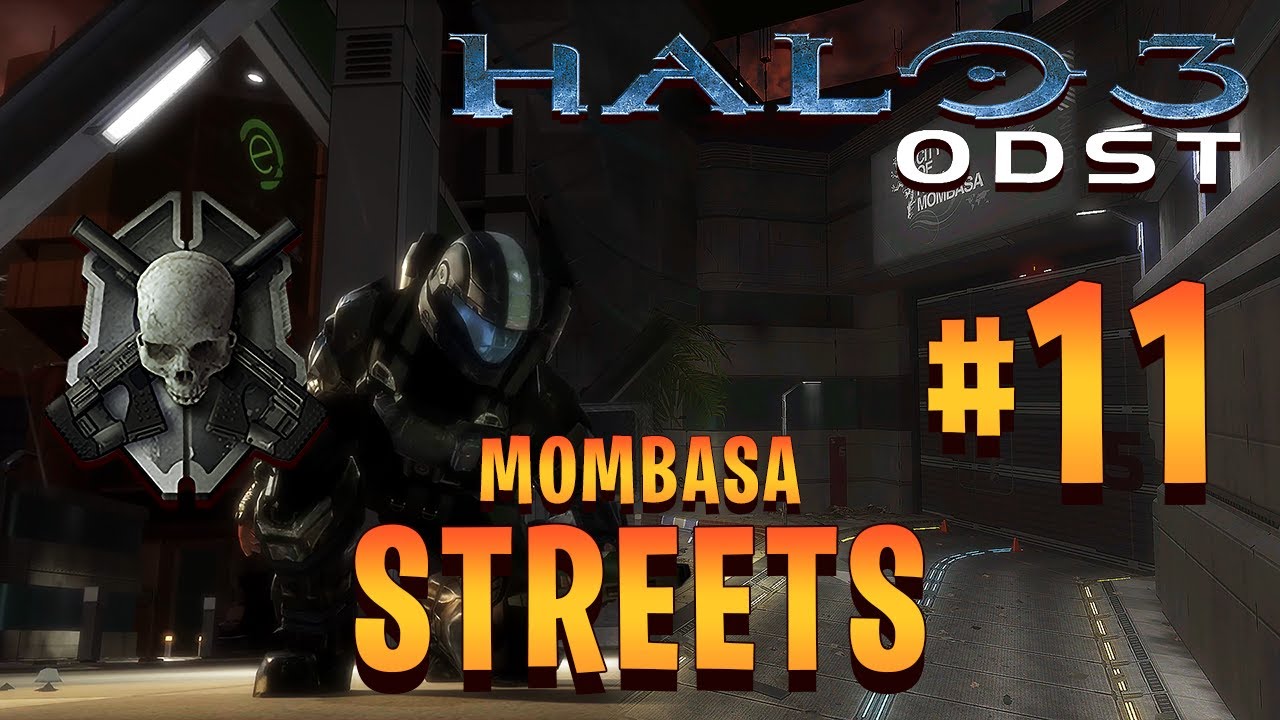 Halo 3: ODST | Legendary Walkthrough | Mombasa Streets [To Kikowani Station] | NO DEATHS