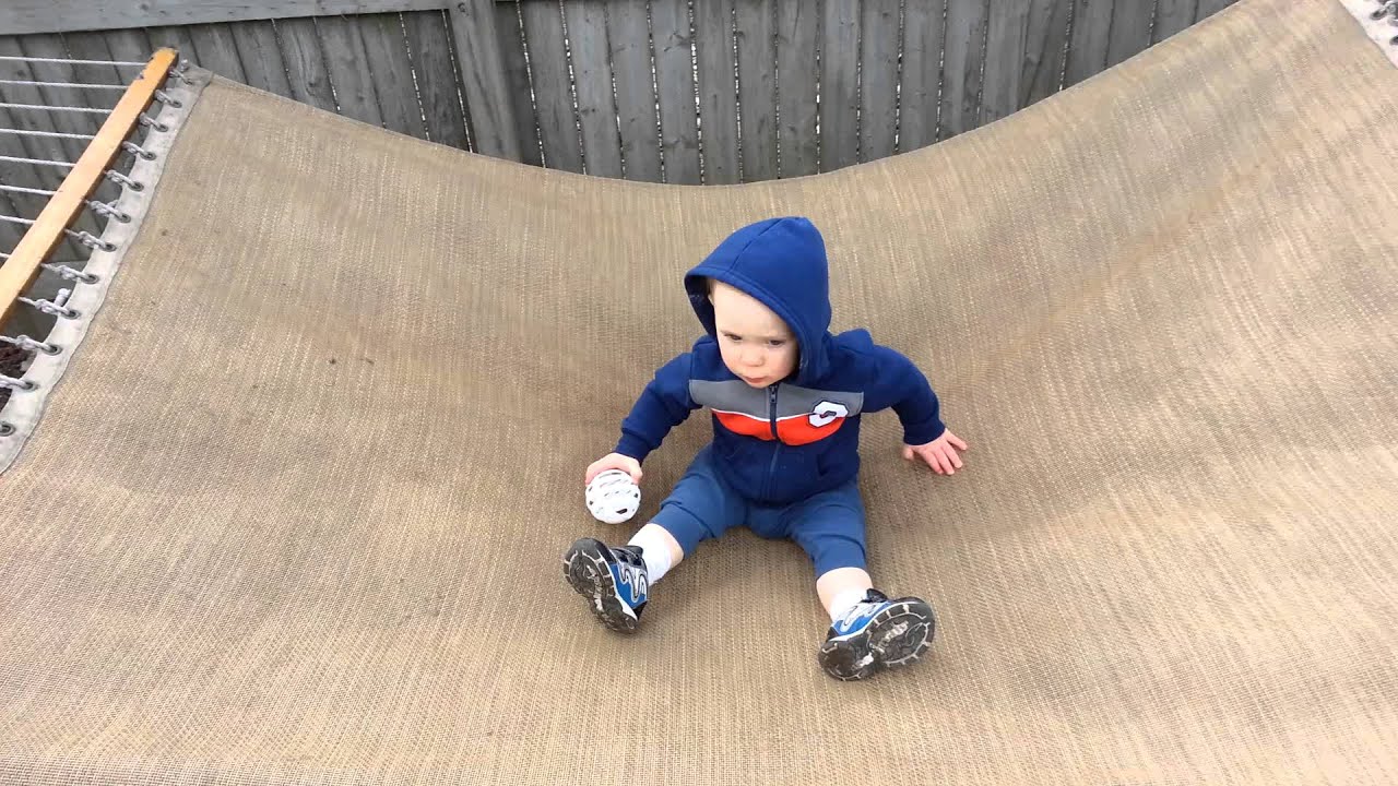 Jack 15 months old in the hammock.