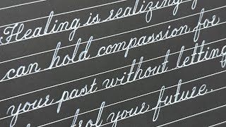Beautiful cursive loops you can watch all day 🍁 Modern style cursive handwriting tutorial