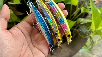 Mồi câu cá chẽm,cá Nhồng liples rf11 supper lure câu nhiều địa hình tần lửng siêu nhạy