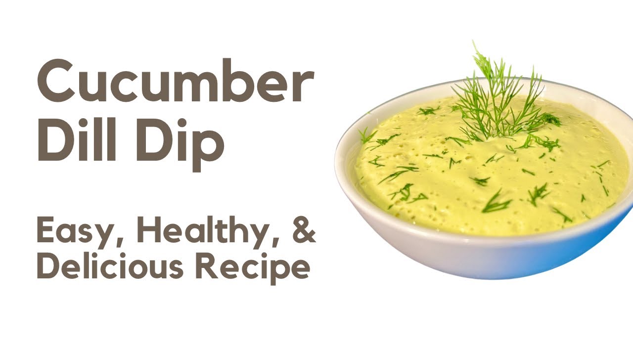 Creamy Cucumber Dill Dip 🌱