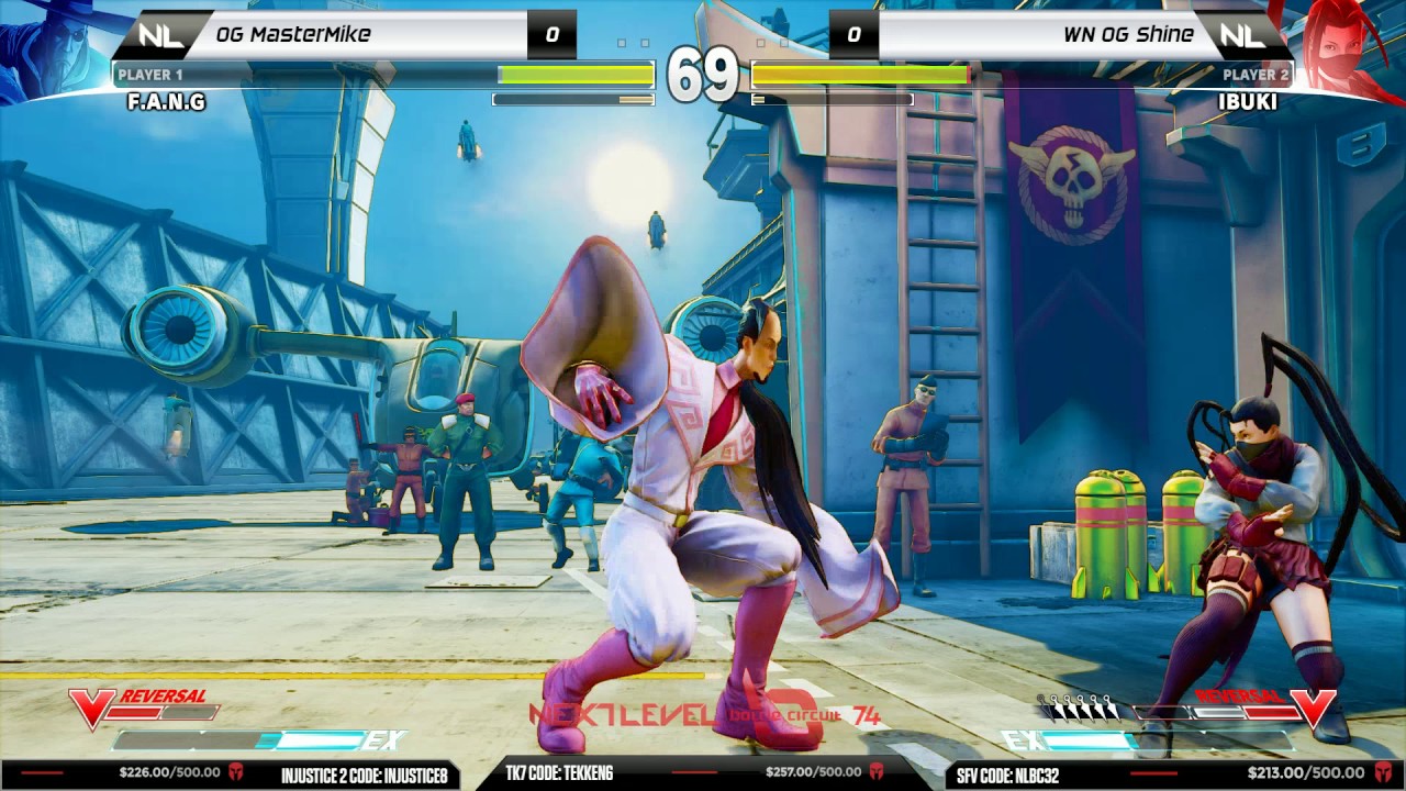 LOSERS FINAL: Mastermike (FANG) vs Shine (Ibuki) - NLBC v.74 - Street Fighter V [1080p/60fps] HD