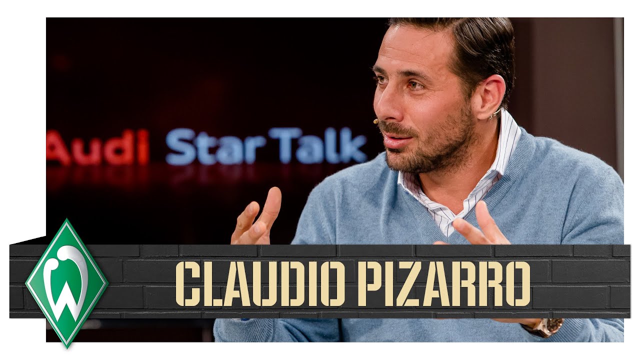 football score "Fühle mich schon deutsch!" I Claudio Pizarro beim Audi Star Talk