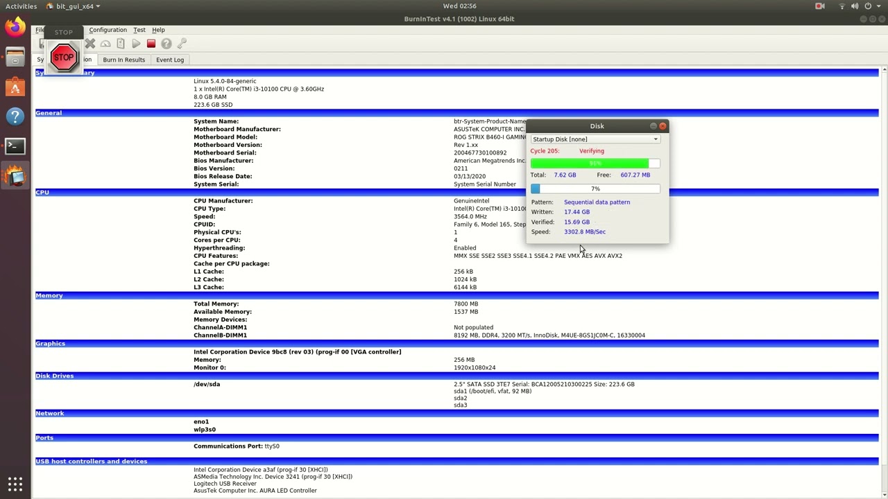 BurnIn Test - RAM OS