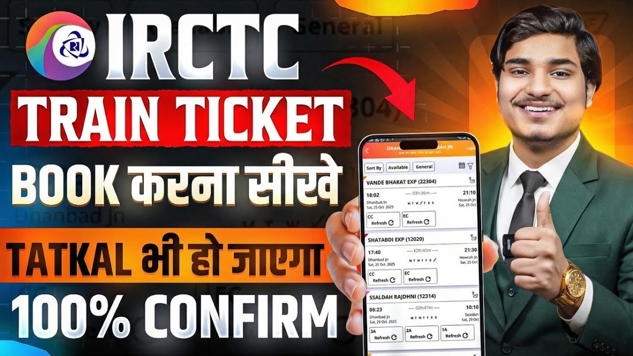 IRCTC Se Ticket Kaise Book Kare | How To Book Train Tickets Online In India | Train Ticket Booking