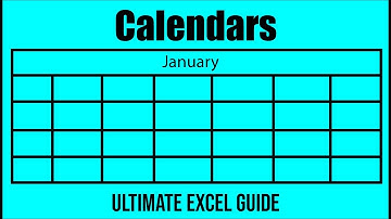 Create Your Own Custom Calendar in Excel: Step-by-Step Tutorial