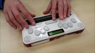 Braille Sense U2:  Changing the Speech and Braille Settings