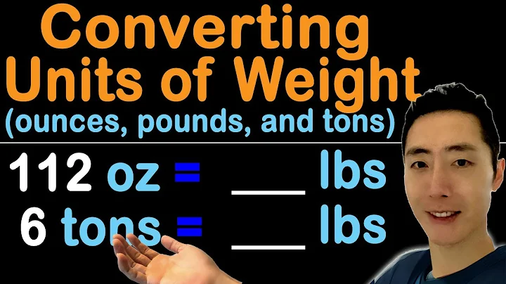Convert Customary Units of Weight (Ounces, Pounds, and Tons)